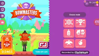 Игра против компьютера  Bowmasters #1