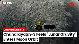 ISRO Triumphs: India's Chandrayaan-3 Successfully Enters Lunar Orbit, Nearing Moon Landing