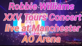 Robbie Williams XXV Tour Concert at Manchester AO Arena