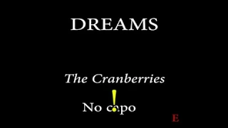 DREAMS - THE CRANBERRIES ( Easy Chords and Lyrics)