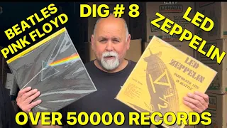 Vinyl Community. Storage Unit Record Haul Over 50000 Records. Dig # 8. Beatles Pink Floyd Zeppelin.