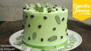 Epic Mint Choc Chip Layer Cake Recipe | Cupcake Jemma