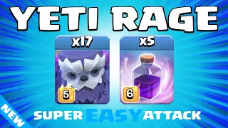 NEW LEVEL 5 YETI = SPAM ATTACKS ARE BACK!!! NEW TH15 Attack Strategy | Clash of Clans
