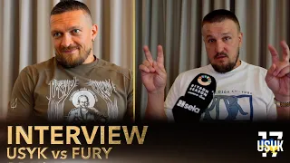 Interview. Oleksandr Usyk and Oleksandr Krassyuk for Usyk vs Fury fight.