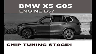 BMW X5 G05 30d - чип тюнинг стэйдж 1  / Chip Tuning stage 1 BMW X5 G05 30d