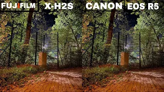 Fujifilm X-H2S Vs Canon EOS R5 | Night Mode | Camera Test