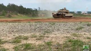 M1A2 Abrams live fire
