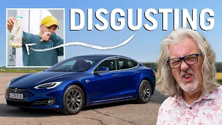 Fixing James May’s CRASHED Tesla Model S at The Smallest Cog