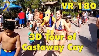 VR 180 3D Tour of Castaway Cay - Disney's Private Island