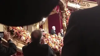 applausi per Sergio Mattarella alla prima della Scala - 7 dicembre 2021