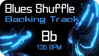 Blues Shuffle Backing Track in Bb (135bpm)