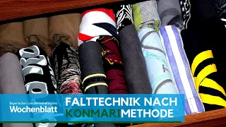 Haushalt: Kleidung falten nach KonMari | Marie Kondo | Ordnung im Kleiderschrank