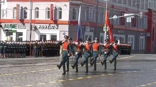 Парад отрепетировался в ускоренном режиме