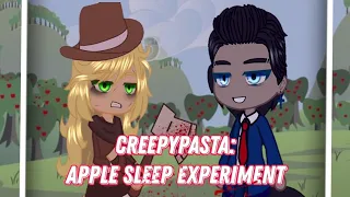 apple sleep experiment  1 часть. Gacha club.