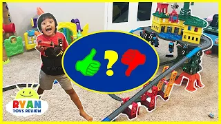 THOMAS & FRIENDS SUPER STATION Playset! BIGGEST Thomas Toy Trains Playset ever!!! - Video Review