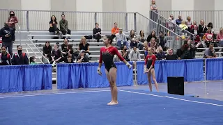 Arianna Espinoza 1st Place Floor 9.7 SoCal State Championships Wildfire Gymnast Level 9