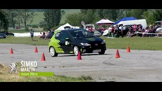 Šimko Martin l Peugeot 206 RC - X. SANTA CESTICKÝ SLALOM 2022