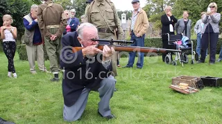 WW2 British Resistance Veteran Fires Rifle After 70 Years