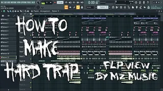 HARD TRAP FREE FLP How to make HARD TRAP | FL Studio view + FLP