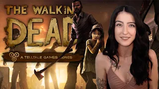 Telltale: The Walking Dead - Episode 1 - First Playthrough [Part 1] - Clem is 2 cute omg