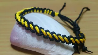 Macrame bracelet tutorial/how to make friendship bracelets/bracelet from thread