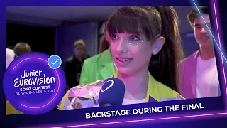 Emotional reactions of the Junior Eurovision Stars right after the show