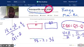 Interquartile range (IQR) (practice) | Khan Academy