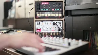 "Eulogy" from the Stranger Things S2 OST with the Korg Volca FM/Volca Bass