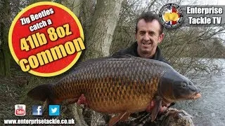 Frank Warwick catches a 41lb 8oz common carp! See how he did it! Great carp tips!