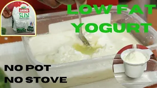 Low fat Homemade Yogurt with Homemade Yogurt Starters/Culture.