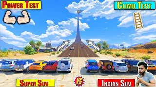 GTA 5 Super SUVs Vs Indian SUVs Climbing Drag Race Challenge GTA 5