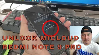 Remove Micloud/Frp  Redmi Note 9 Pro No Tes poin Via Unlocktool One Click