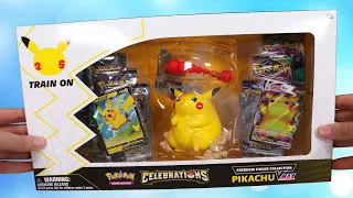 Opening a Pokemon Celebrations Premium Figure Collection!