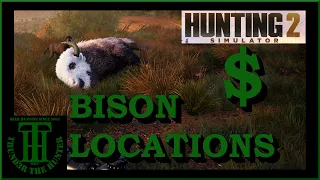 Bison Locations And A White-Masked Legendary Giant - Hunting Simulator 2 [PC]