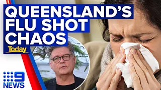 GPs ‘blindsided’ over decision to fund flu vaccine in Queensland | 9 News Australia