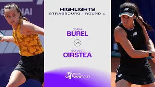 Clara Burel vs. Sorana Cirstea | 2023 Strasbourg Round 1 | WTA Match Highlights