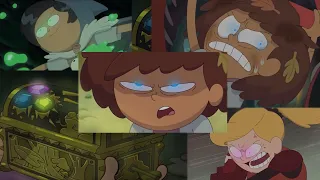 Amphibia- Anne, Marcy , and Sasha’s Eyes Glowing