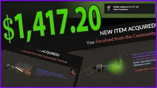 TF2 Trading Tips - $1,417.20 from Steam Market Trading! Crazy deals!