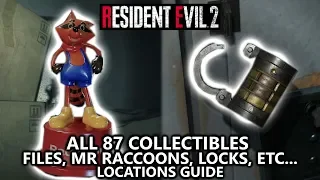 Resident Evil 2 - All 87 Collectibles - Files, Mr Raccoon, Inventory Upgrades, Safes/Locks, & Maps