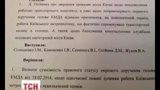 Щонайменше до 21 лютого метро в Києві не працюватиме