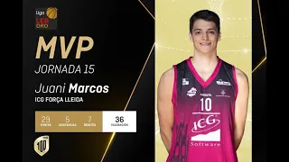 LEB Oro | Juani Marcos, MVP de la Jornada 15