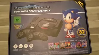 Sega Mega Drive 2017 Unboxing Распаковка...Чё ?? Сега ?? чтото интересное !! ( Sega Mini )