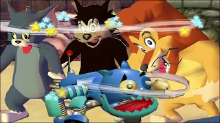 Tom and Jerry in War of the Whiskers Tom Vs Robot Cat Vs Butch Vs Lion (Master Difficulty)