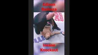 Edson Barboza insane spinning wheel kick knockout #ufc #viralvideo #mma#shorts