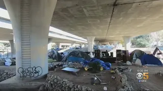 Silicon Valley Visitors See Growing Homeless Camp Along Guadalupe River Upon Arrival