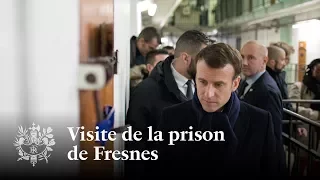 Visite de la prison de Fresnes | Emmanuel Macron