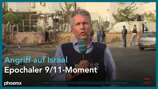 Michael Bewerunge aus Tel Aviv zur Situation in Israel am 09.10.23