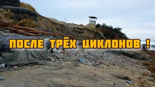 Куликово - пляж уничтожен стихией, собираем янтарь, Калининградская область !#балтийскоеморе