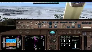 Lets Play/Fly/Tutorial FSX PMDG 747-400 [Flug 4 Part3] HD Frankfurt a.M - Whashington