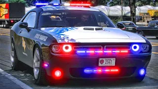 Playing GTA 5 As A POLICE OFFICER Highway Patrol|| TEXAS|| GTA 5 Mod| 4K